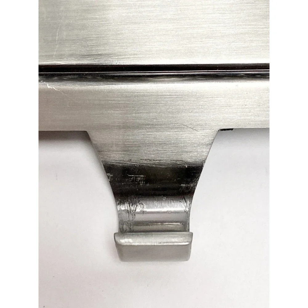 Santa Claus Stocking‎ holder Silver Metal Farmhouse Christmas - Picture 10 of 10